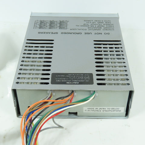 Delco Vintage Stereo Graphic Equalizer Power Booster W/ Bracket NEW IN BOX