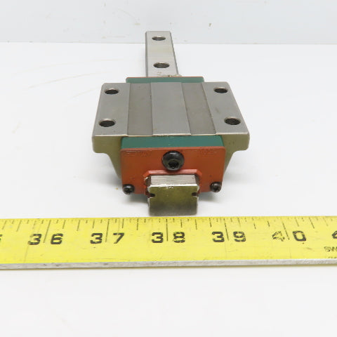 HIWIN ARG25H 8-11/16" OAL Linear Guide Rail W/AGW25CB Bearing Block