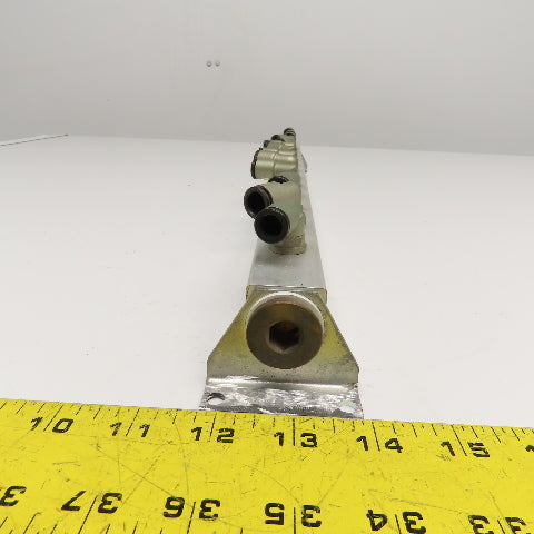 15 Port G1/4 x G1/2 Aluminum Low Pressure Manifold