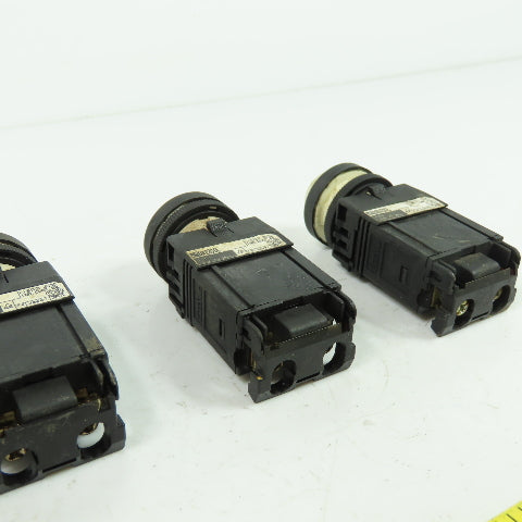 Fuji DR22D0L White Indicator Pilot Light 24V lot Of 3