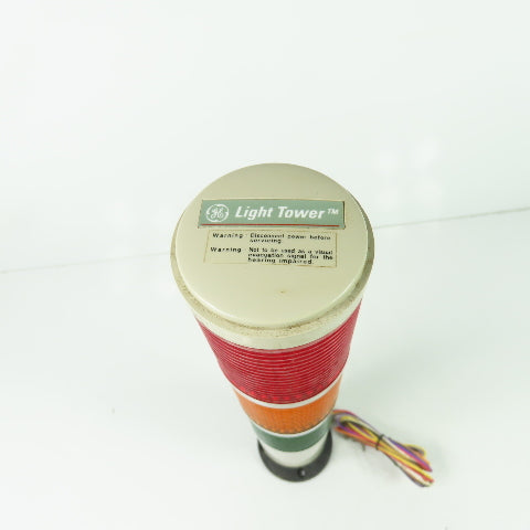General Electric LRF56C3HLB 3 Section Light Tower Red Amber Green 24VAC 60Hz