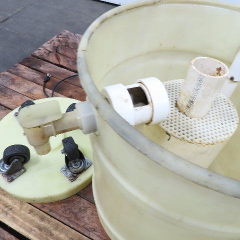Mobile 60 Liter Nylon Biomedia Biological Filtration Unit 115V Pump
