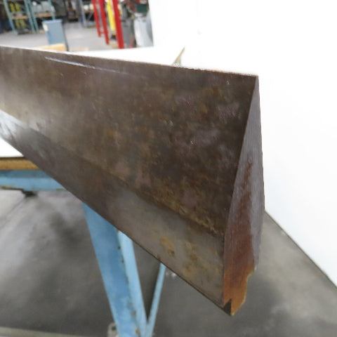 30° V-Forming Sheet Metal Press Brake Straight Punch 1" W x 72" Long
