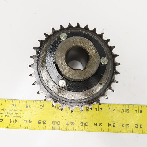 Morse 500-A Torque Limiter #50 Single Strand Roller Chain Sprocket 1-1/4" Bore