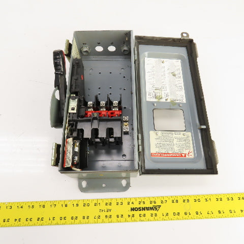 Square D CHU361AWK 30A 600V Heavy Duty Non-Fusible Safety Disconnect Switch 3PH