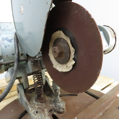 CTD M225 2HP 12" Manual Abrasive Miter Metal Saw 208-230/460V 3PH Tested 3900rpm
