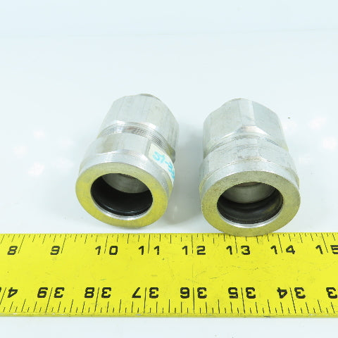 Emerson JMC100138 1" Metal Cable Connector Type 4 Lot Of 2