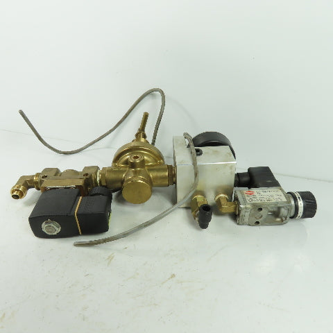2 Stage Gas Regulator Assy From Hankwang Laser RC 1/2 Thread 24VDC 250V Coil