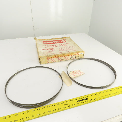 Simonds Welded Bandsaw Blade SIWELD 109" OAL x 3/8" Wide 10TPI Lot Of 2