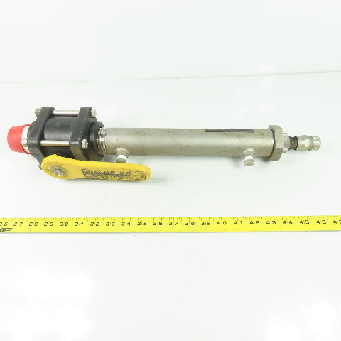 Foxboro BS806AN Manual Ball Valve Flow Chamber 1-1/2"