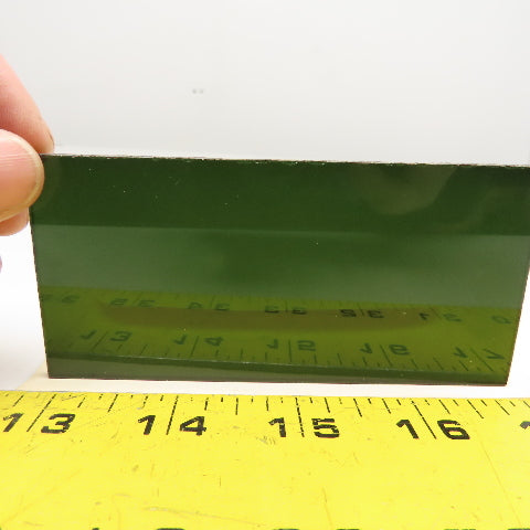 Welsh 2" x 4-1/4" Green Shade 4 Weld Plate Shield Glass Heat Treated Lot Of 12