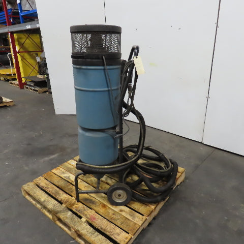 Cadillac Quik-Blast Portable Recirculating Sandblaster 120VAC 7' & 20' Gun Hose