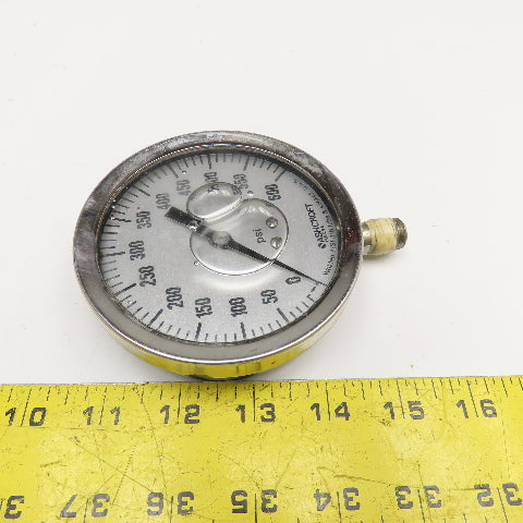 Ashcroft 0-600 PSI Glycerin Filled Pressure Gauge 1/4" NPT Bottom Port 4" Dial