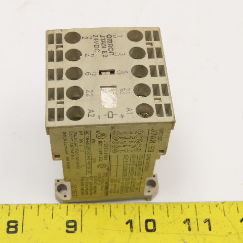 Omron J7AN-E9 24VDC Contactor 600V 5Hp