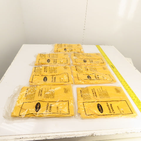 DuraWear 1225 Size XL PVC/Polyester Non-Conductive Raincoat 2-Piece Lot Of 7
