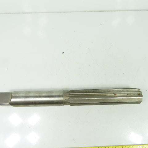 UB 1-1/2" HSS 10 Flute Chucking Reamer 13" OAL 6-1/2" Flutes 1-1/8" Shank USA