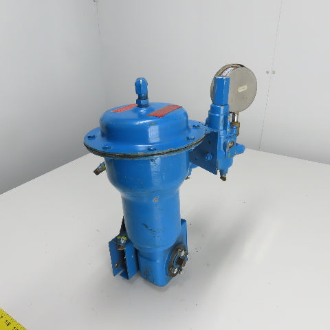 Jamesbury 1/2" Pneumatic Valve Actuator 0-160PSI Gage