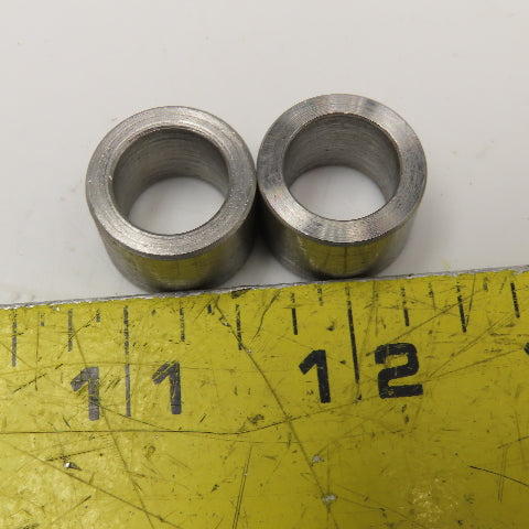 LE USA 1/2"-20 x 1" Fine Thread Grade 8 Bolt W/ Spacer Sleeve Lot Of 2