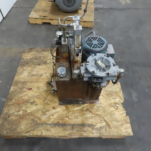 Parker H-Pak H1X9631/10 10 Gallon 1.5HP Hydraulic Power Unit 230/460V 0.6/0.9GPM