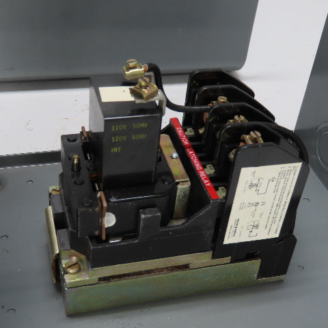 Square D 8903 LLG 20 Ser B Enclosed Lighting Contactor 600V 250VDC 120V Coil