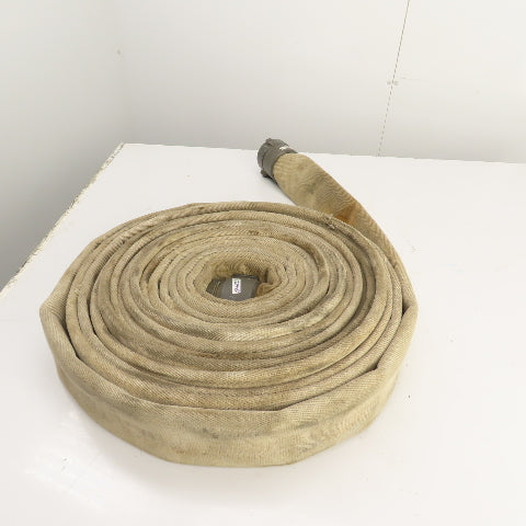 Action NH 246612 3" x 50' L White Backwash / Fire Hose Service Test 400PSI NFPA