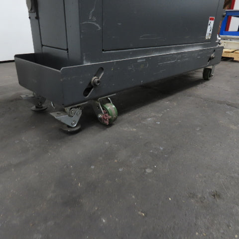 Goss 7' x9" W Variable Speed 2-Section Incline Belt Conveyor 115V 1PH 18/50FPM