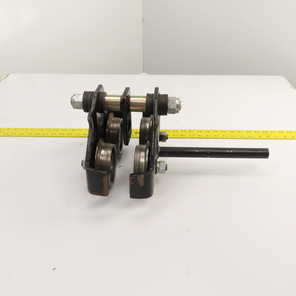 1 Ton Manual Ball Bearing Push/Pull Hoist Beam Trolley 2-3/4" To 6"