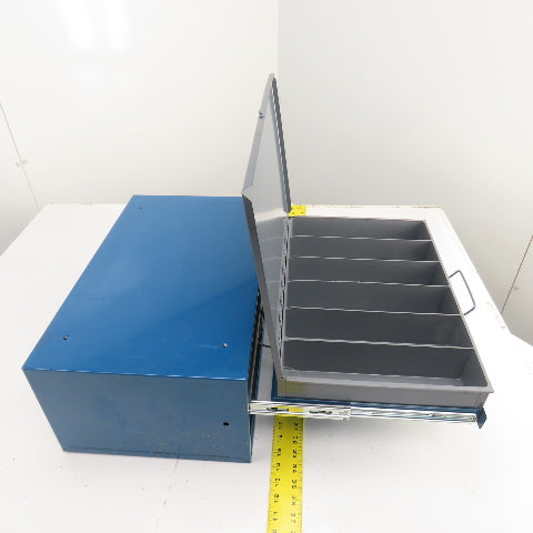 Durham 20" x 12" x 8" 2-Drawer Small Parts Ball Bearing Slide Storage Rack