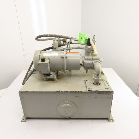 Tec-Hackett F-2666-B 10 Gallon 1/2HP Hydraulic Power Unit 230/460V 5GPM 750PSI