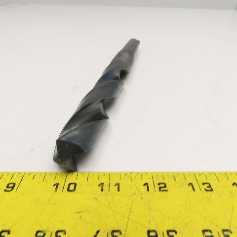 Precision Twist Drill 1-1/32" Diam. 2 Flute Drill Bit MT3 Shank 118° 11-1/2" OAL