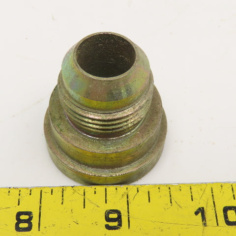 AN12 37° Weld On Bung Port Hydraulic Steel Fitting 1-1/16"-12 Thread