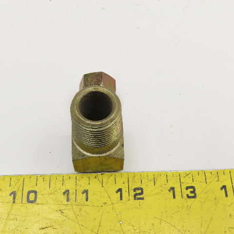 1/2" NPT Male x 1/4" JIC Swivel Female Adapter Hydraulic Elbow