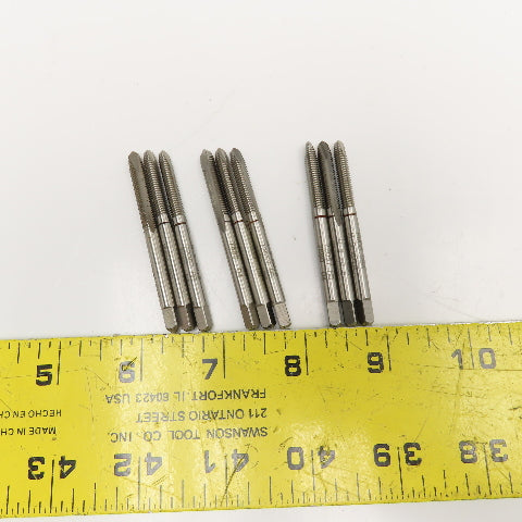 Hanson Whitney 72057 M5 x 0.8 D-4 4 Flute Metric Plug Tap Lot Of 9