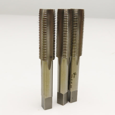 Fastcut Tools 9/16-18 NF GH3 HSS 4 Flute Straight Plug Tap Lot Of 3