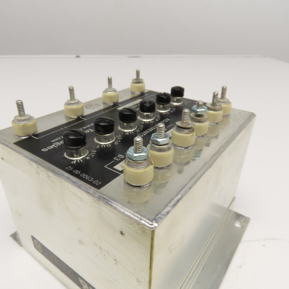 Wilmer CII Tech. D101-7X Close Differential Relay 3Ph Adjustable 208V