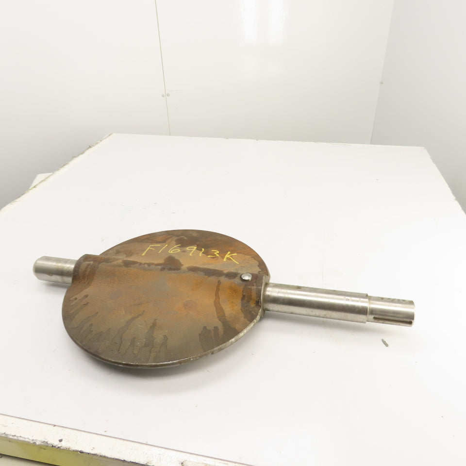 Weco 16" Valve Disc Gate & 2" Shaft Assembly