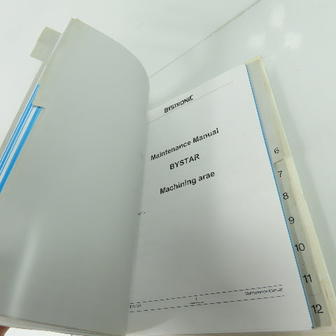 Bystronic Bystar 3015 Laser Maintenance Manual