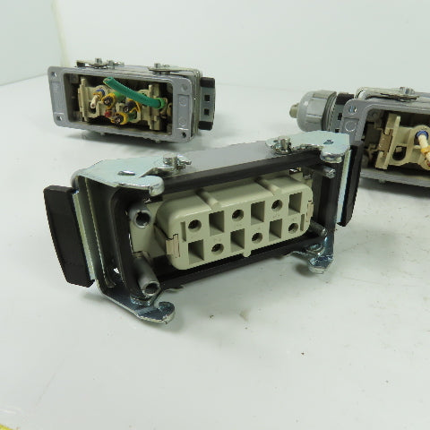Contact H-BS 10.1700 6-Pin Male/Female Set Rectangular Connector 600VAC Lot Of 4