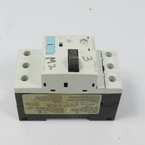 Siemens 3RV1011-1BA10 Sirius 3R 1.4-2A Motor Protector Circuit Breaker 1-1/2HP
