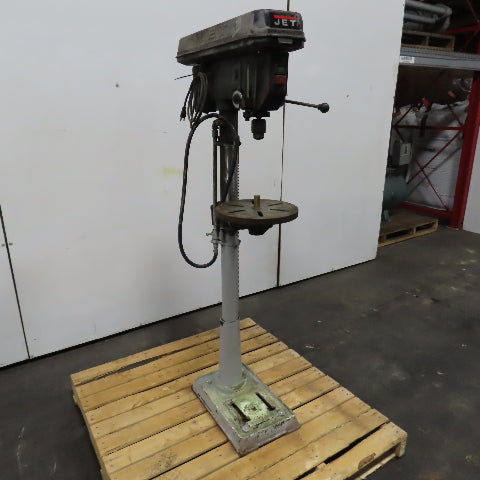Jet JDP-14JF 14" Floor Mount Drill Press 115/230V 1PH 0.5HP 7" Throat Tested