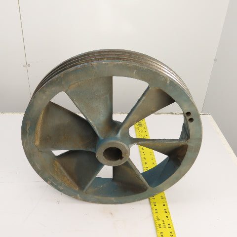 15-7/8" OD 3-Groove 8V Section V-Belt Pulley Air Compressor Flywheel Tapered Bor