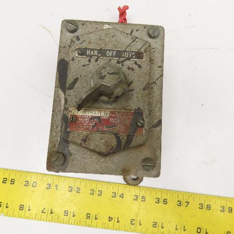 Allen Bradley 800-R3HA7 600V AC 550VDC Hazardous Location Hand Off Auto Switch