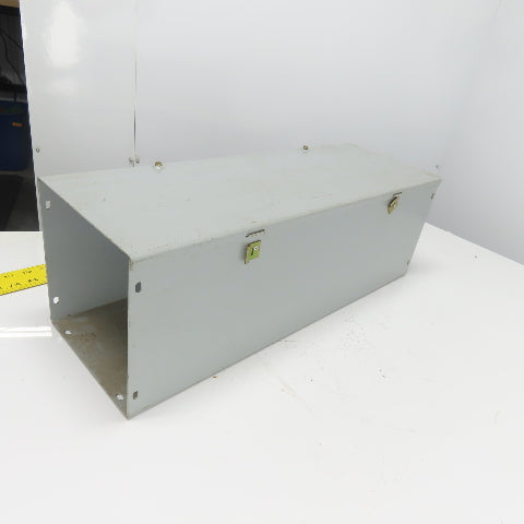 Hoffman F-88GCP 24" x 8" x 8" Steel Electrical Wireway Auxiliary Gutter