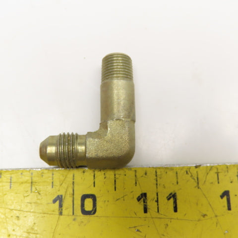 Parker 1/4" JIC Male Flare x 1/8" NPT 90° Long Elbow Lot Of 7