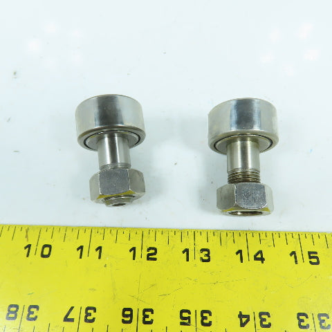 THK CF16VMUUA Cam Follower Roller 35mm OD x 18mm Wide M16x1.5 Thread Lot/2