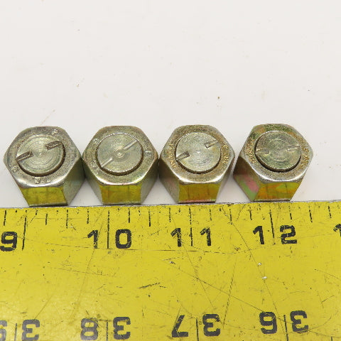 3/8" (-6) ORFS Hydraulic Cap Lot Of 4