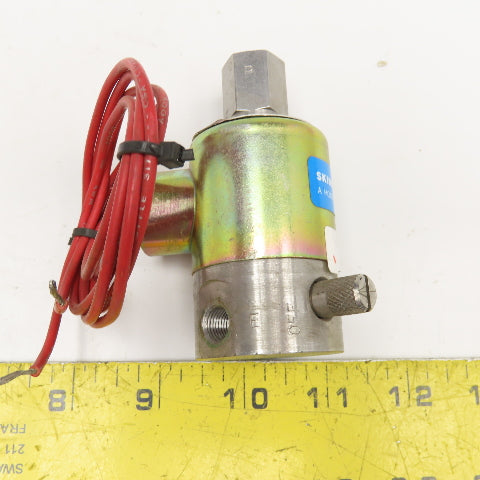 Skinner V5L16625 1/8" NPT Solenoid Valve 220/240V 100PSI