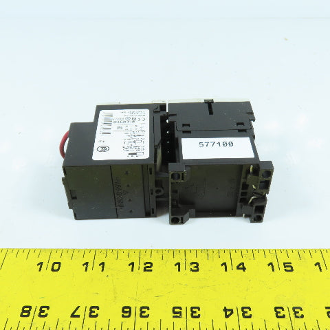 Siemens 3RT1016-1AK61 Contactor Relay 120V Coil W/Overload 3RU1116-1DB0 2.2-3.2A