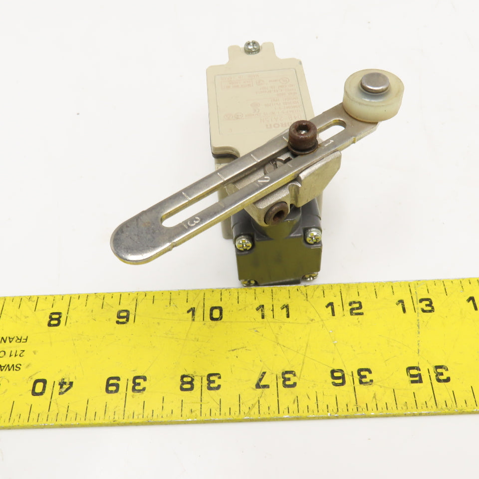 Omron D4B-2A15N 600V Rocker Arm Cam Roller Limit Switch