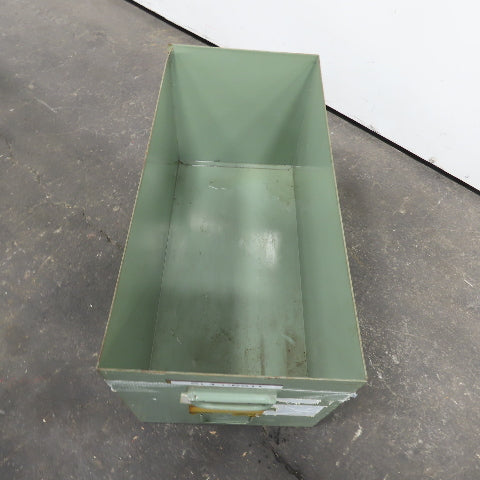 23" x 11" x 11-1/2" Tall Industrial Steel Parts Storage Bin